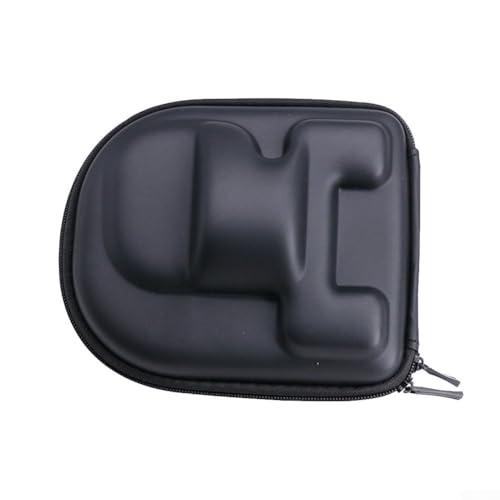 Outdoor Fishing Reel Protective Case, Waterproof and Shockproof for EVA Storage Box for Baitcasting Reels, Compact 160x137mm Lightweight Holder (Black)（Right Hand）（Black）