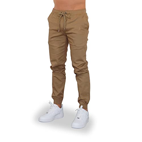 Pantalones, Watch JOHN LEOPARD Jogger Beige - Talla 38 - Diseño Casual - Confort y Estilo para Uso Diario o Actividades Deportivas