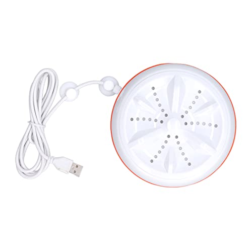 Keenso 27W White Turbine Washing Machine USB Power Supply Mini Washing Machine for Home Portable Ultrasonic Turbine