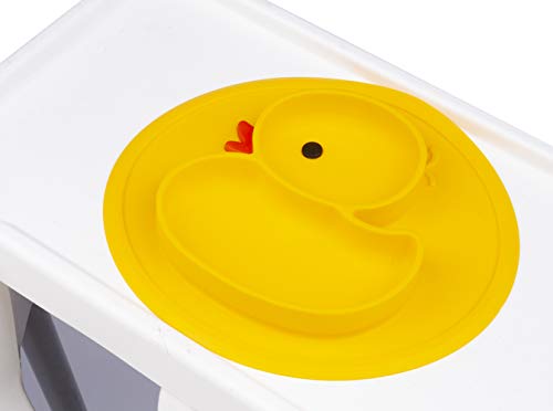 Qshare Toddler Plate, Portable Baby Plates For Toddlers And Kids, Bpa-Free Strong Suction Plates For Toddlers, Dishwasher & Microwave Safe Silicone Placemat 9X6X1.4 Inch #TOP6