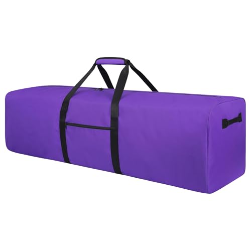 Urbanstand 48 Inch Foldable Duffel Bag with Lock Zipper, Purple