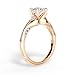2 CT Solitaire Moissanite Engagement Rings for Women Handmade Wedding Bridal Rings Silver 10k 14k 18k Solid Gold Anniversary Promise Ring (𝘙𝘰𝘴𝘦, 𝘙𝘰𝘶𝘯𝘥 ~ 2 𝘊𝘛 | 8.5 𝘔𝘔)