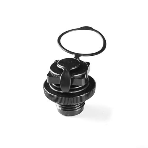 Pumixiy Luftventil-Düsenkappe, Schraubgewinde-Adapter für aufblasbare Boote, Kajak, Floßmatratze, Luftmatratze, Pool,