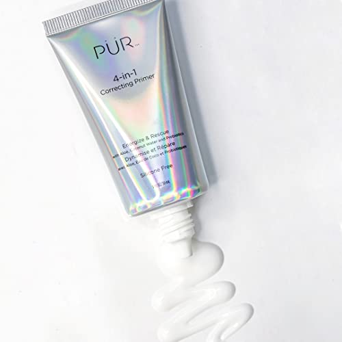 Pür 4-In-1 Correcting Primer, Pore Reducer, Makeup Primer, Redness Reducer, Cruelty-Free, Lightweight Formula, Vegan Friendly - Energize & Rescue #TOP2