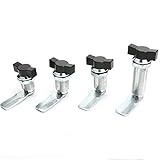 18-60mm Black Keyless Handle Lock is Used in Electric Cabinet, Industrial Cabinet Distribution Box MA098 1Pcs (Color : 62mm)