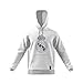 adidas Madrid Temporada 2020/21 Real DNA HD Sudadera con Capucha, Unisex, Blanco/azuosc,...
