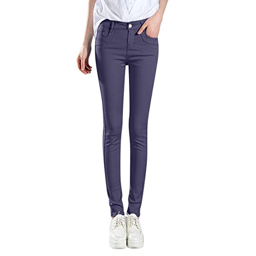 Pantalon cuir boutons classique taille haute effet sculptant XL