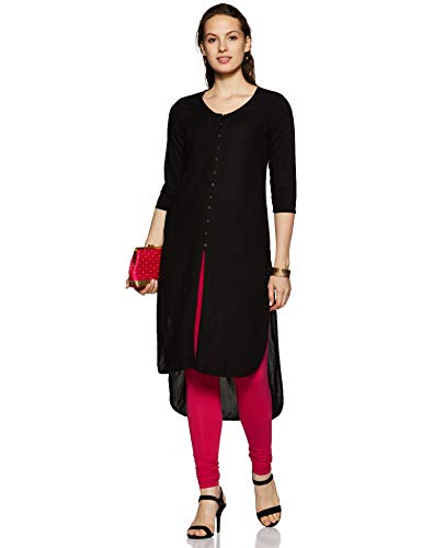 Image of Rupa Softline Women's High Rise Softline Skinny Leggings (Sl25Pink Pink Fs),Free Size