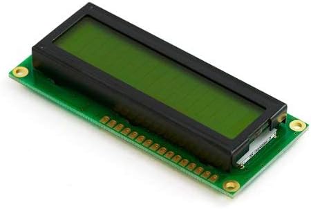 Prakti ARDUINO Compatible 16x2 LCD Display |16x2 LCD Display Module | 2 line Display Yellow Back Light | for 8051, AVR, Arduino, PIC, ARM All (Green)