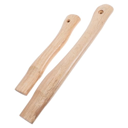BESPORTBLE 2pezzi Manici in Legno Di Ricambio Per Accetta Da Campeggio Sostituzione Del Manico Per Spaccare Legno Da Ardere Tagliare Giardinaggio e Utensili Giardino