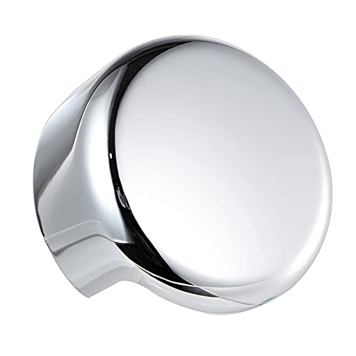 Motorcycle Smooth Horn Cover For Harley Softail Street Glide Dyna XL 883N Sportster 1991-2016 Big Twin 4 5/8&inch(Chrome)