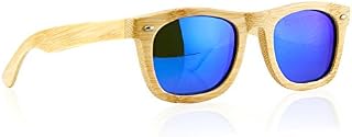 Polarized Genuine Bamboo lightweight Wood Entire Frame Vintage Handcraft Sunglasses Mens Womens Eyewear
