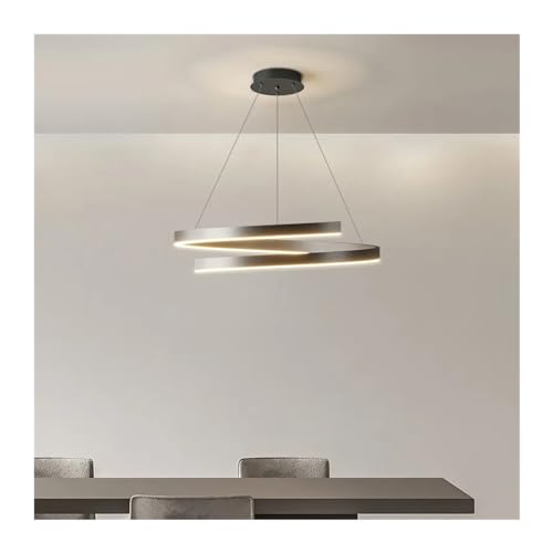 Lustre blanc rond de 60cm pour éclairage intérieur moderne
