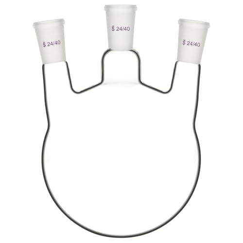 Flacon à fond rond 3 cols BorinGlass 2000ml 24/40 pour distillations
