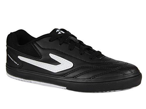 Chuteira Topper Dominator 3 Vulcanizado, Infantil, Preto/Branco, 31