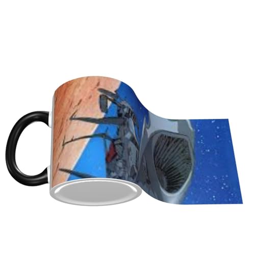 宇宙戦艦ヤマト (18) マグカップ コーヒー セラミック 陶器 電子レンジ温め対応 耐熱 耐冷 大容量 大きい かわいい おしゃれ 人気 アニメ キャラクター 330ml