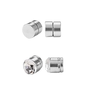 Magnetic Earrings For Non-Pierced Ears | Gold & Silver Studs - Ivy & Miles - Foto 4