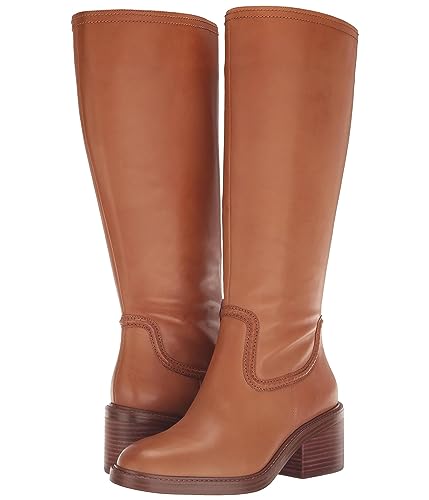 Bottes hautes Vince Camuto Vuliann galbantes et confortables en noyer doré taille 36