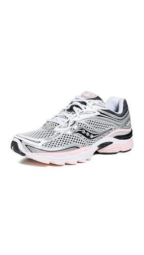 Image of Saucony ProGrid Omni 9, Silver/Pink, 9