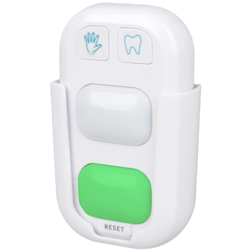 Cvoepobey Minuteur de Brosse à Dents sans Alimenté par Batterie, Minuterie de Brossage des Dents de 2 Minutes avec Une Minuterie de Lavage des Mains de 20 Secondes, Indicateur de Couleur de Lumièr
