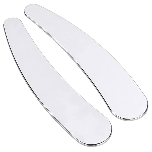 Cyreedom Curved Swingarm Frame Insert Set (4 Pieces) Plastic with Chrome Surface, Compatible with 1984-2007 Heritage Softail Springer Fatboy FLST FXSTC Models by Cyreedom - Used condition - Image 6