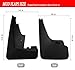 Mud Flaps Guards Fit for 2011-2021 Jeep Patriot, Front & Rear Splash Guards Accessories - 4 Pc, Black