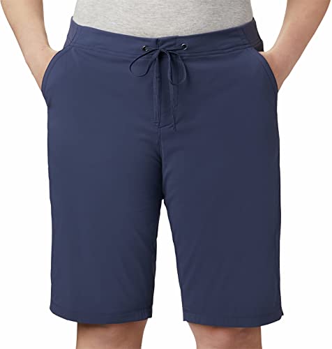 Columbia Women's Anytime Outdoor Long Short Shorts, Nocturnal, 8X13 #TOP7