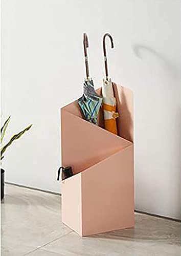 Rectangular Umbrella Stand -Metal Holder in Pink Sturdy Base for Outdoor and Indoor Use Stylish Patio Accessory Perfect for Garden and Balcony image 5