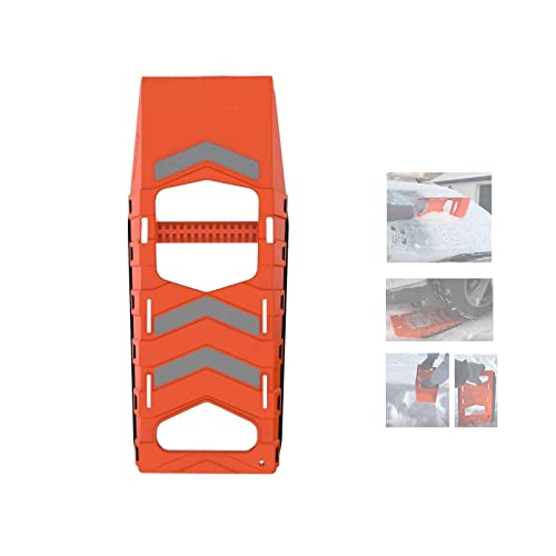 Onlyme - Raspador de hielo para nieve de coche, nieve de patio, situación de emergencia al aire libre, pala de seguridad multiusos invierno o clima duro Cover