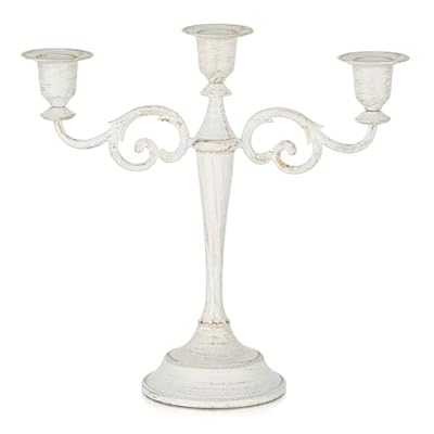Sziqiqi Portavelas Candelabro 3 Brazos, Blanco Candelabro Decorativos de Velas para Centro de Mesa Decoración para Boda Navidad Evento Fiesta | Ya disponible en tu tienda friki favorita! En mundofriki.es! Sziqiqi Portavelas Candelabro 3 Brazos, Blanco Candelabro Decorativos de Velas para Centro de Mesa Decoración para Boda Navidad Evento Fiesta | Ya disponible en tu tienda friki favorita! En mundofriki.es!