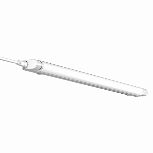 RZB LED Decken und Wandleuchte, Armatur Kunststoff, Diffusor klar prismatisch, EEK A+, 22 x 39 x 540 mm inklusive Zuleitung 1,80m, 7 W, LED eingebaut 451157.002.1, Weiß