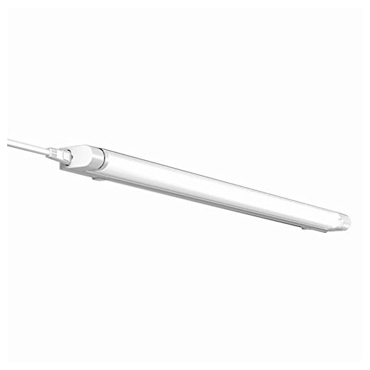 RZB LED tak och vägglampa, armatur plast, diffusor, klar prismatisk, EEK A+, 22 x 39 x 540 mm inklusive matningskabel 1,80 m, 7 W, inbyggd LED 451157.002.1