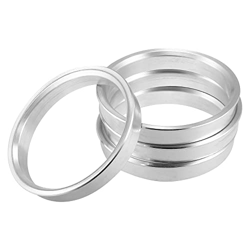 X AUTOHAUX 4pcs Bague de Centrage Jante 63,4mm à 57,1mm Jante Aluminium Alliage Voiture Moyeu Centrique Anneaux