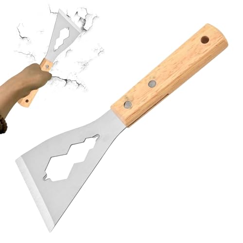 Espátula de estuco de – Rasqueta de con juego de herramientas para quitar pintura y papel pintado, espátulas de acero inoxidable para enyesar, rellenar masilla y acabado liso