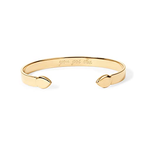 Image of PAVOI Waterproof Bangle Bracelets for Women, 14K Gold Plated Mantra Cuff | Inspirational Engraved Adjustable Mantra Cuff Bangle Bracelet, Personalized Jewelry Gift for Her Gifts