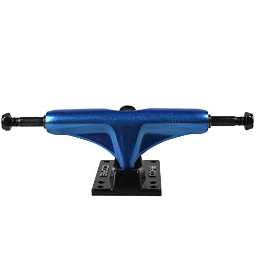 Core Skateboard Trucks 5.0" Aluminum (Choose Your Color) (Metallic Blue/Black)