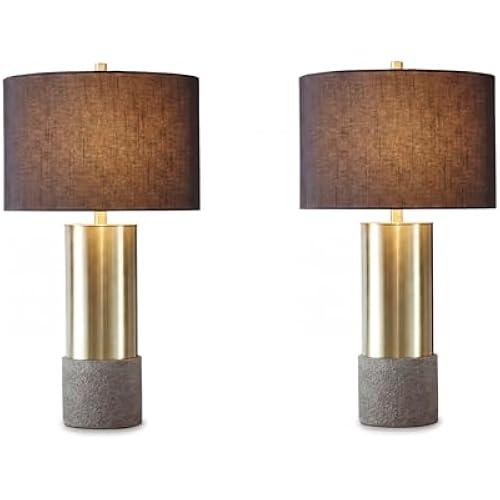 Signature Design by Ashley Jacek Contemporary Table Lamp Set of 2
