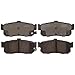 ACDelco 17D540C Professional Ceramic Rear Disc Brake Pad Set