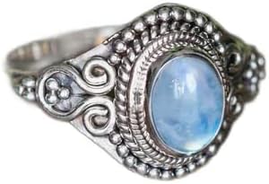 Natural Moonstone Ring, Minimalist Ring, Blue Fire Stone Ring, Teardrop Stone Ring, Boho Ring, June Birthstone Ring, Statement Ring, Women Gift Ring, Daily Wear Ring, Moonstone Jewelry