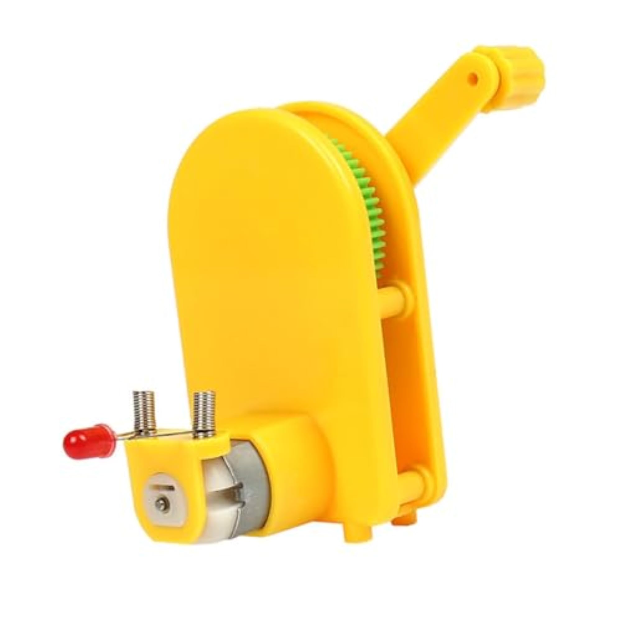Hand Crank Electric Generator Kit Easy Assembly Teaching Aid for Kids