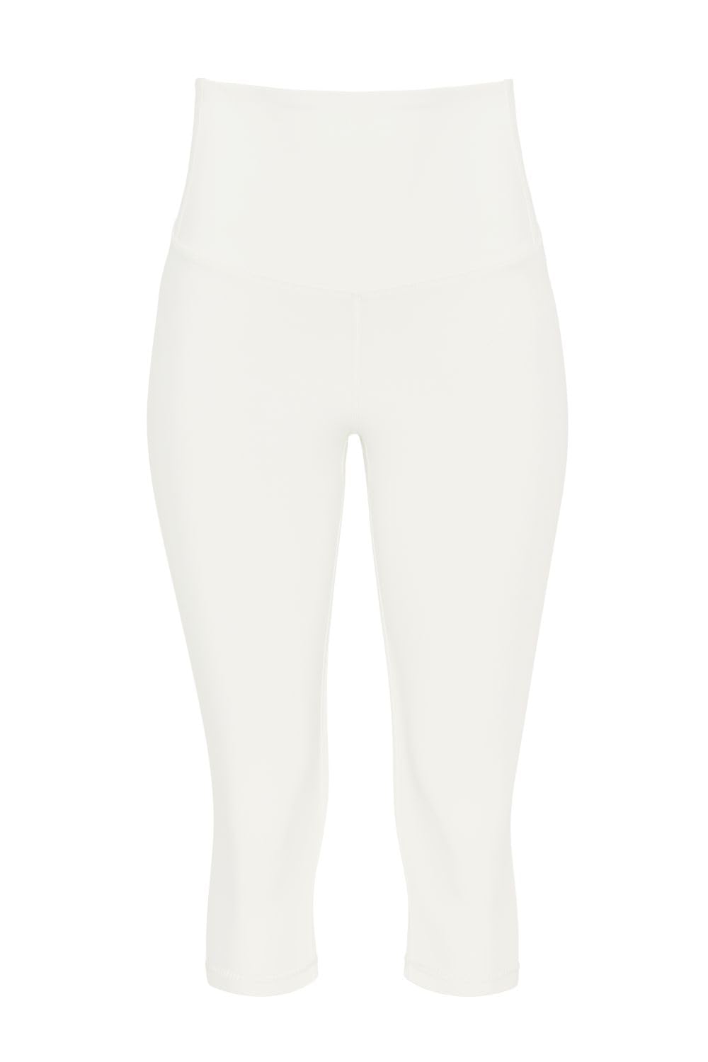 WINSHAPE Damskie legginsy Winshape Functional Comfort ¾-Tights Hwl217c "high waist" z aplikacją w kształcie litery V i ściągaczem Core-Band