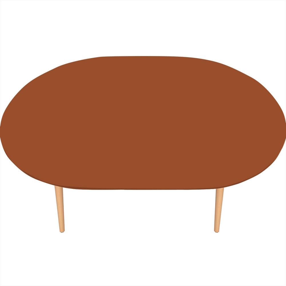 Fitted Tablecloth Waterproof Wipeable Table Cover Fits 42"x60" Oval Tables for Dining Wedding Party Picnic Style19