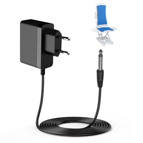 Lift Stuhl Power Ladegerät Kompatibel mit Drive Medical Bellavita Dive Bath Lift Stuhl 477150312 460900403 13,8 V Ersatz Netzteil Ladekabel