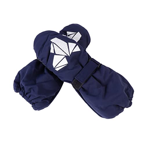 VALICLUD 2 Pares Luvas De Esqui Infantil Luvas Impermeáveis ​​para Crianças Luvas De Cobertura Luvas