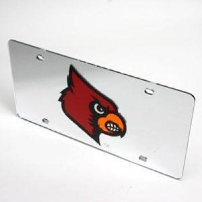 Stockdale Louisville Cardinals Cardinals Mirrored License Plate