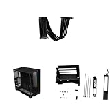 Lian Li Premium PCI-E 16X 4.0 Black Extender Riser Cable 900mm & O11DEXL-X - O11 Dynamic EVO XL Full Tower Gaming Case Black & O11DEXL-1X Upright GPU Bracket Upgrade Kit