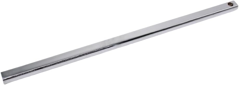 16 Inch Straight Polished Steel Steering Shaft with 3/4 Inch Double D Ends for Street Rod and Custom Vehicle Applications