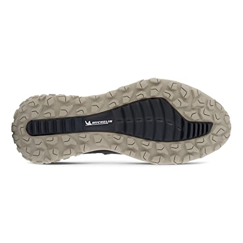 Ecco Men's Ultra Terrain Waterproof Low Hiking Shoe, Black/Cognac, 12-12.5 #TOP7