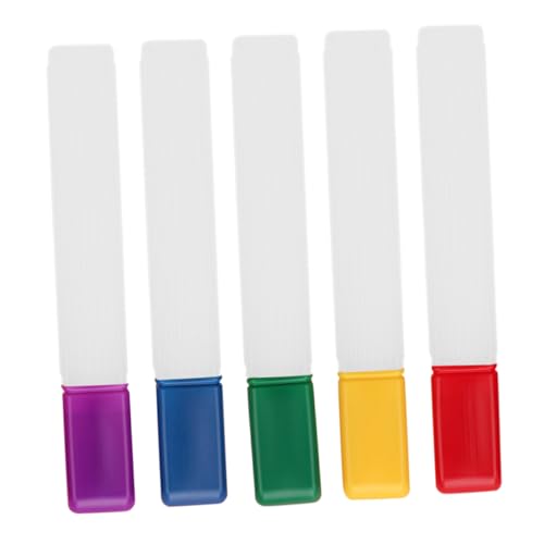 NIYANGLE Lot de 5 Tubes Longs en Plastique Multicolores pour Aiguilles à Tricoter – Conteneur de Rangement Portable pour Aiguilles à Coudre Tricoter Étui Solide et Pratique Accessoire