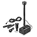 Produktbild esotec Solar Ersatzpumpe Teichpumpe MARINO 1200/2000 mit Sprinklerset | universell einsetzbare Einzelpumpe Ersatzteil Zubehör-Pumpe Springbrunnen-Pumpe Erweiterungs-Pumpe | 12-24V/DC IP68 101759